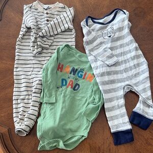 12-18 Mos Long Sleeve One Piece Sets for Boys